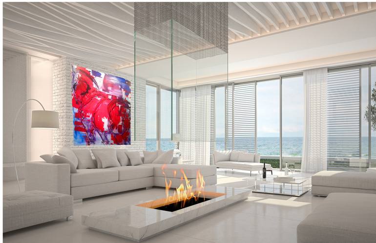 Original Street Art Abstract Painting by Donna Bernstein