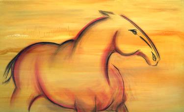 Original Conceptual Horse Paintings by Donna Bernstein