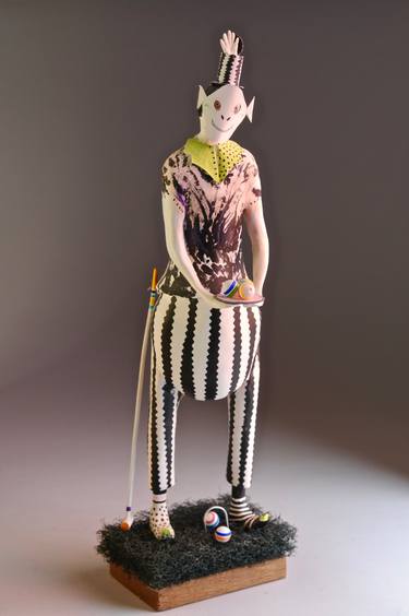 Original Figurative People Sculpture by Richard Abarno