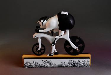 Print of Bicycle Sculpture by Richard Abarno