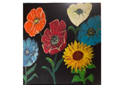 Original Floral Paintings by George Collins