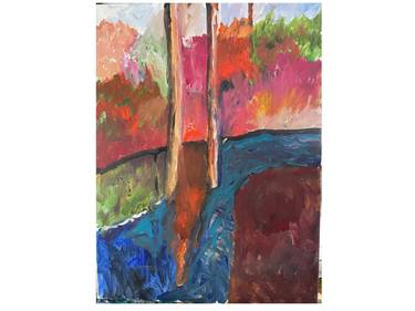 Original Impressionism Landscape Painting by George Collins