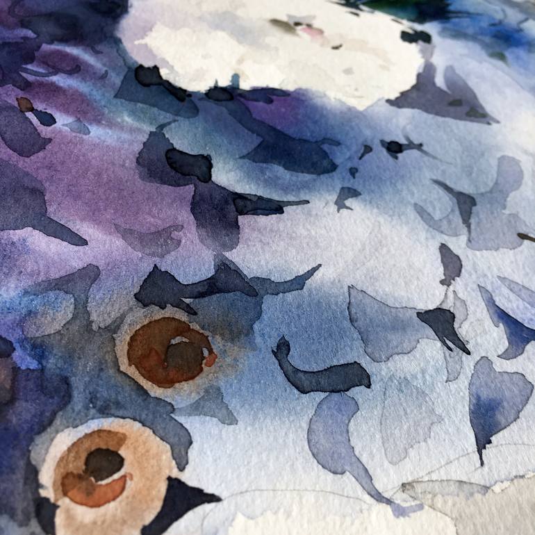 Original Expressionism Floral Painting by Gosia Gregorczyk