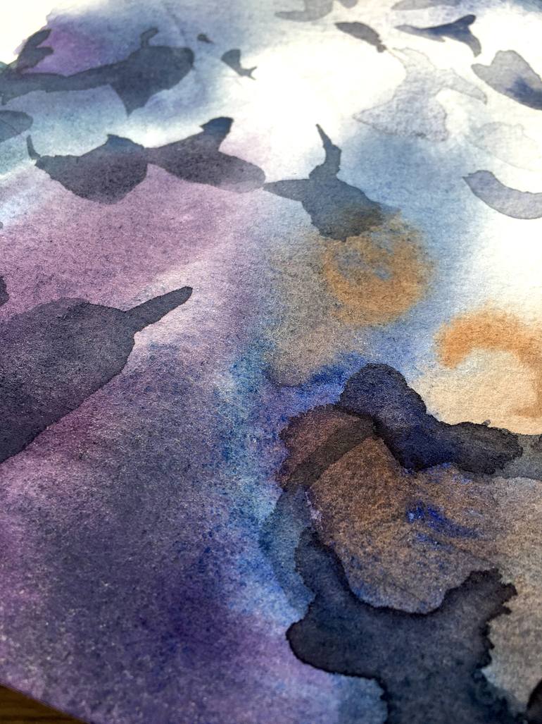 Original Expressionism Floral Painting by Gosia Gregorczyk