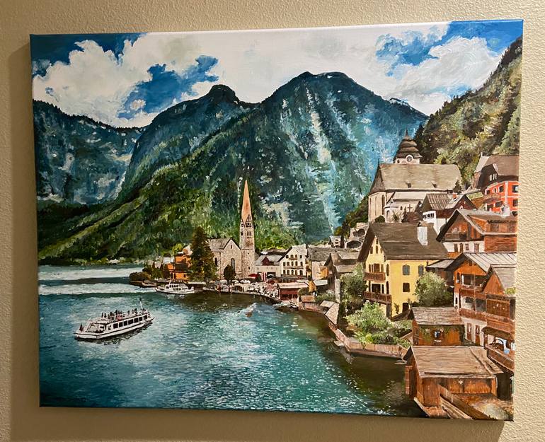 Original Realism Travel Painting by Lucy Van Veldhuisen