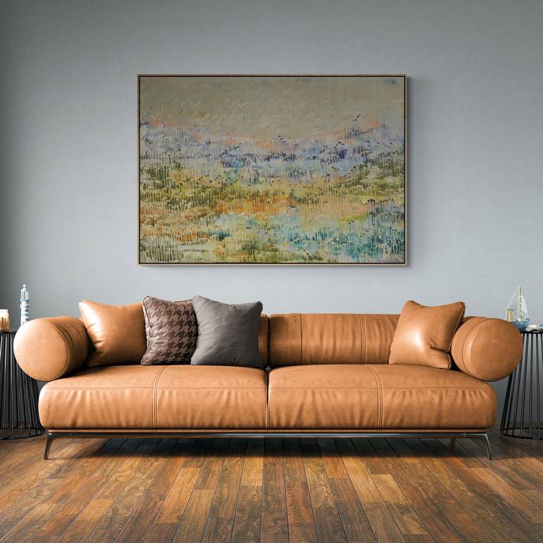 Original Abstract Landscape Painting by Natalie Uhrik