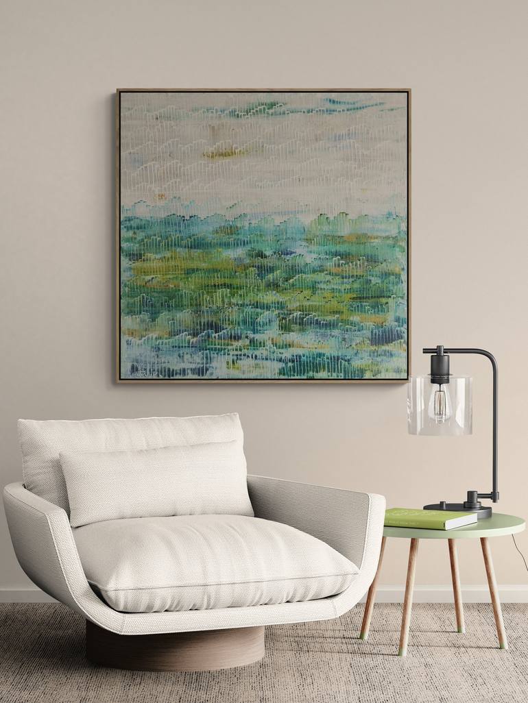 Original Minimalism Abstract Painting by Natalie Uhrik