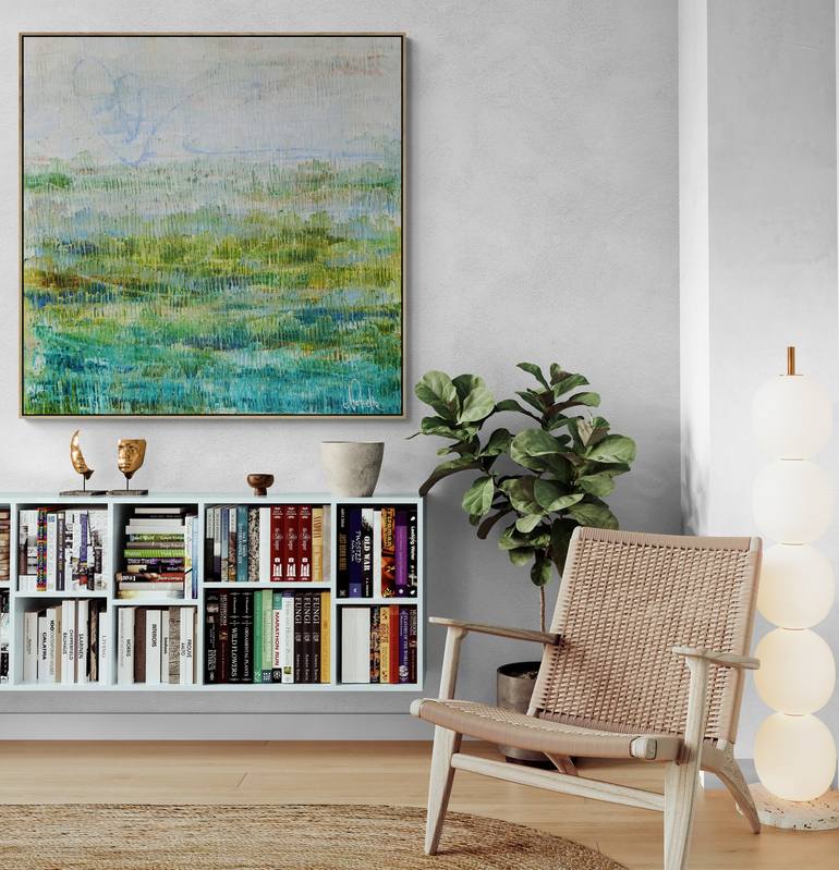 Original Minimalism Abstract Painting by Natalie Uhrik