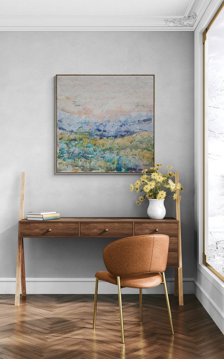 Original Minimalism Abstract Painting by Natalie Uhrik