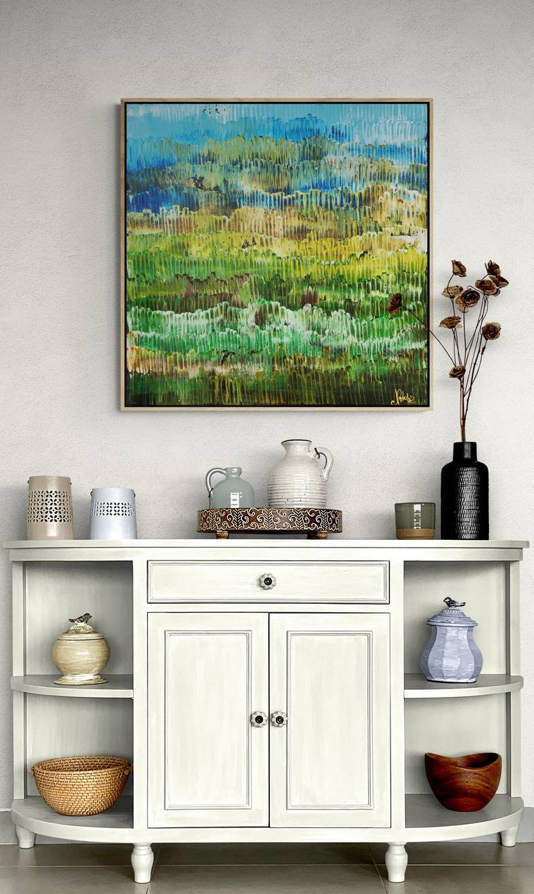 Original Abstract Landscape Painting by Natalie Uhrik