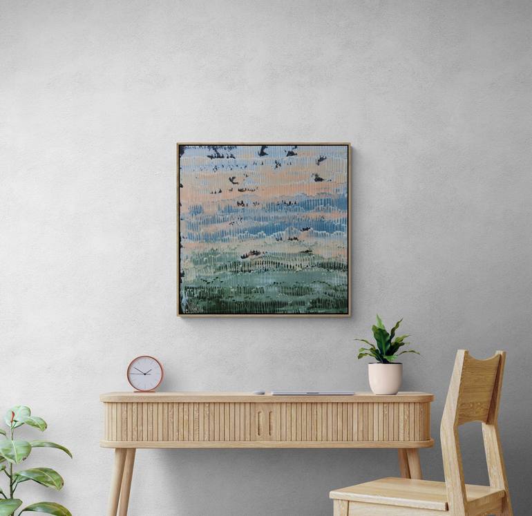 Original Abstract Landscape Painting by Natalie Uhrik