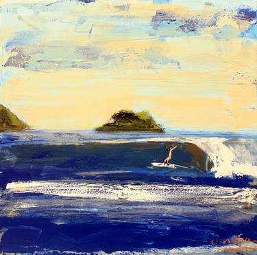 Print of Expressionism Beach Paintings by christian nicolson