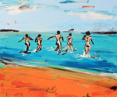 Print of Expressionism People Paintings by christian nicolson