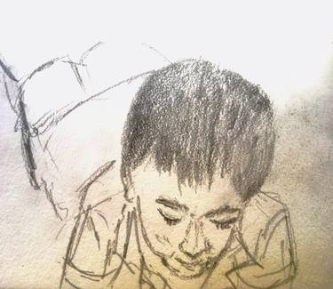 Print of Portraiture Children Drawings by Praveen Mancherla