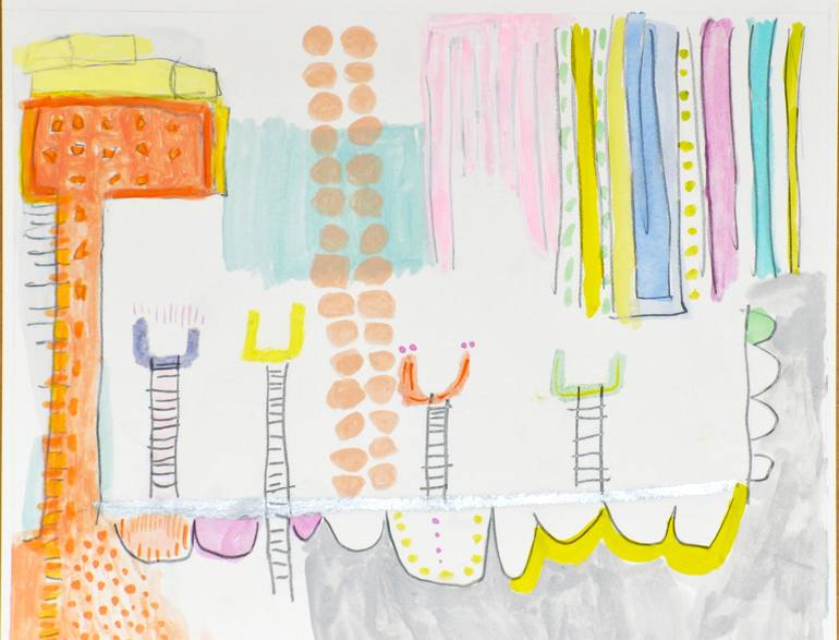 Print of Abstract Landscape Paintings by Kyoko Takei