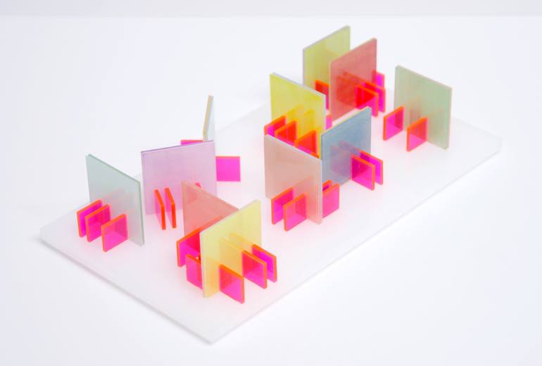 Original Abstract Architecture Sculpture by Kyoko TAKEI