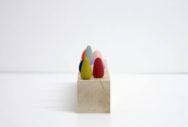 Original Abstract Landscape Sculpture by Kyoko Takei