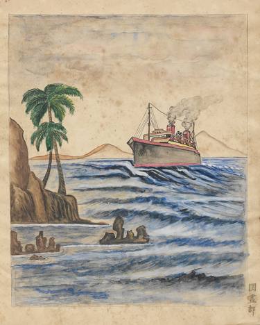 Print of Seascape Paintings by J Apinn