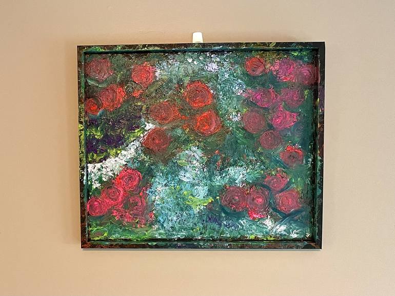 Original Floral Painting by Christopher Brown