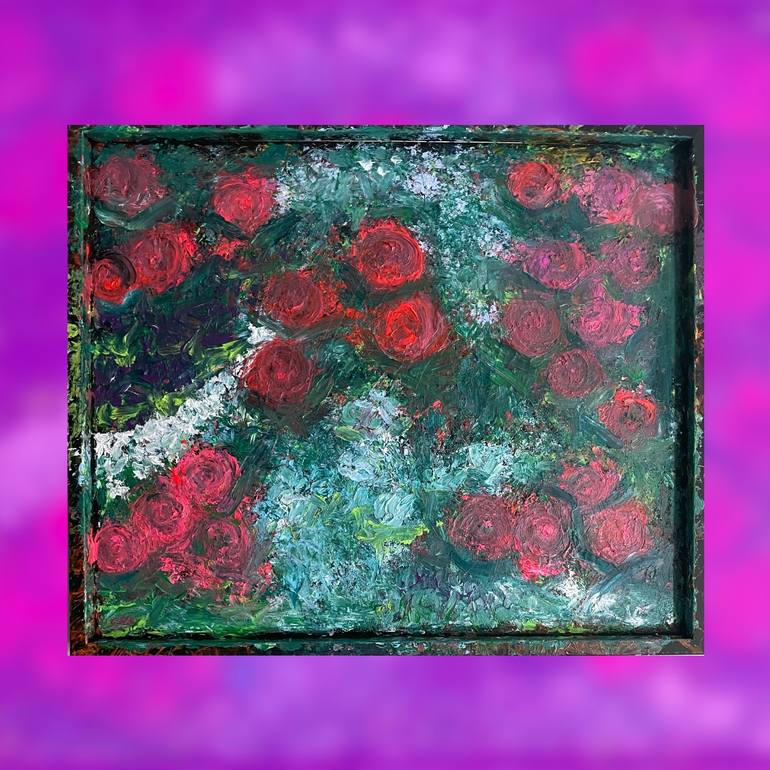 Original Floral Painting by Christopher Brown