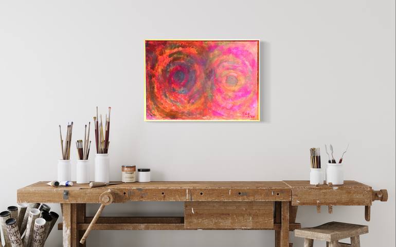 Original Abstract Patterns Painting by Christopher Brown