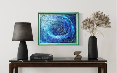 Original Abstract Outer Space Paintings by Christopher Brown