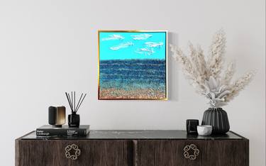 Original Abstract Beach Paintings by Christopher Brown