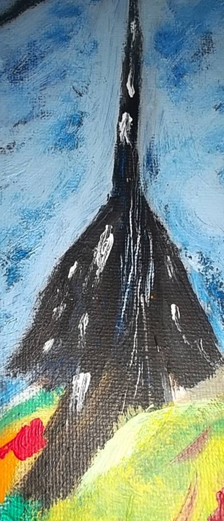Original Impressionism Landscape Painting by Marilyn Tomlins