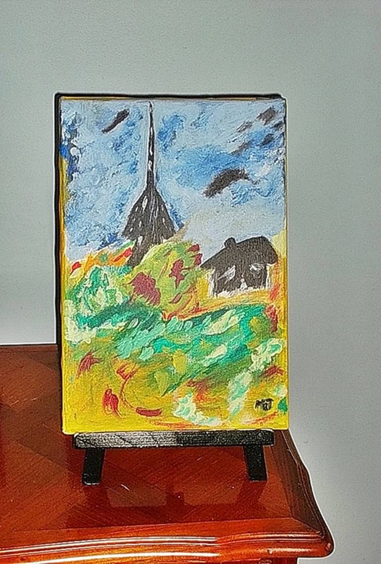 Original Impressionism Landscape Painting by Marilyn Tomlins