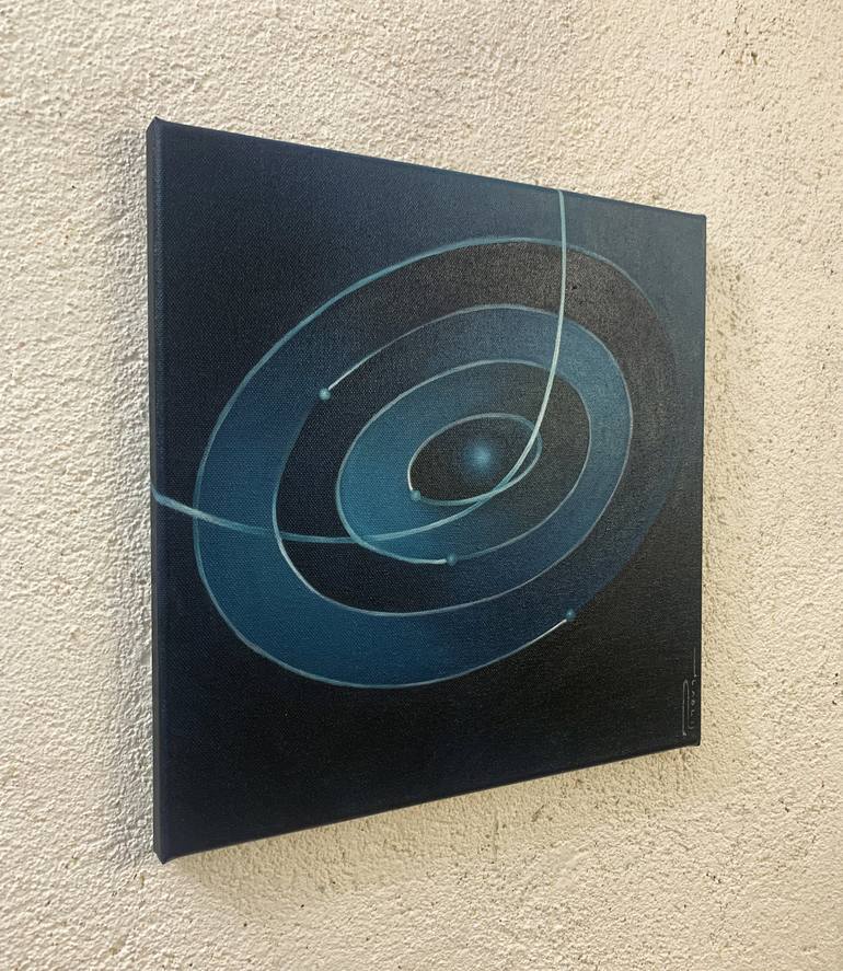 Original Conceptual Outer Space Painting by Peter Pitout