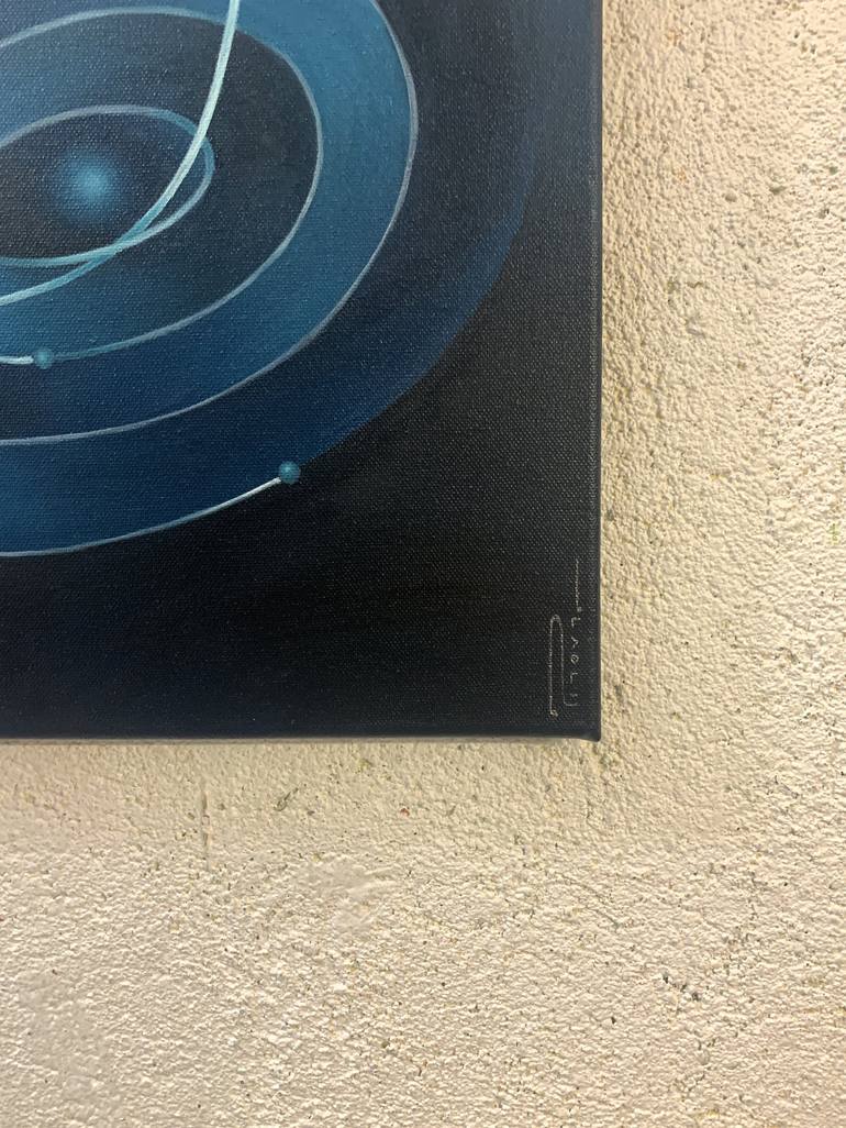 Original Conceptual Outer Space Painting by Peter Pitout