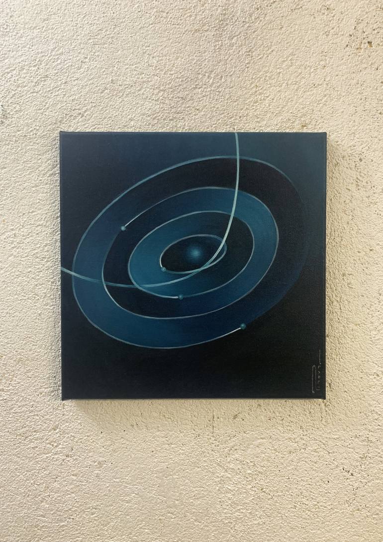 Original Conceptual Outer Space Painting by Peter Pitout