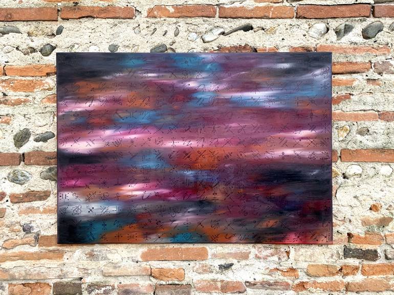 Original Abstract Expressionism Science Painting by Peter Pitout
