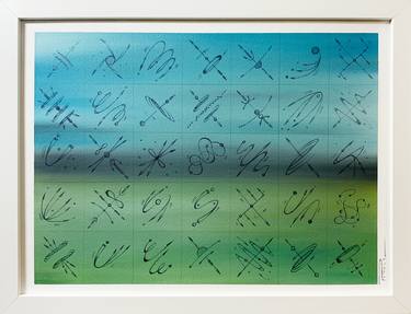 Original Abstract Expressionism Science Paintings by Peter Pitout