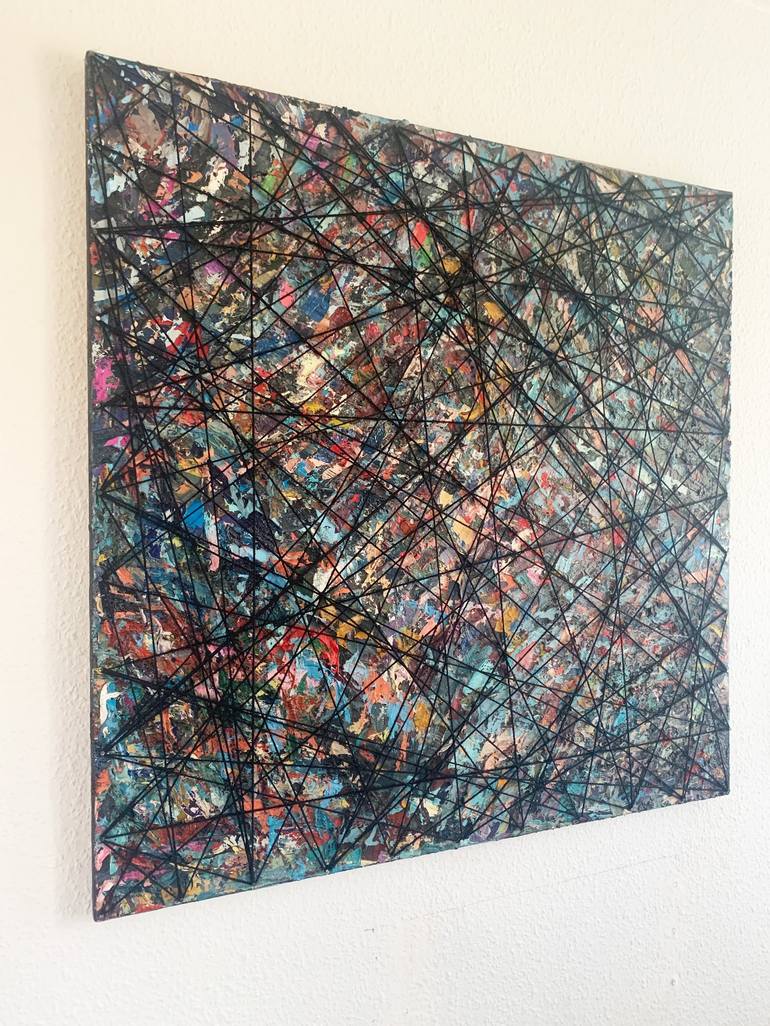 Original Abstract Science/Technology Painting by Peter Pitout