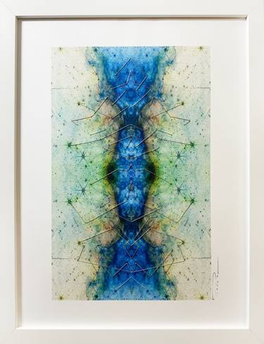 Original Abstract Science/Technology Mixed Media by Peter Pitout