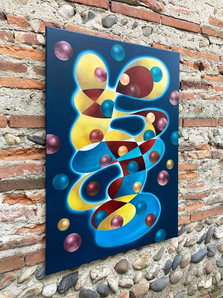 Original Abstract Science Painting by Peter Pitout