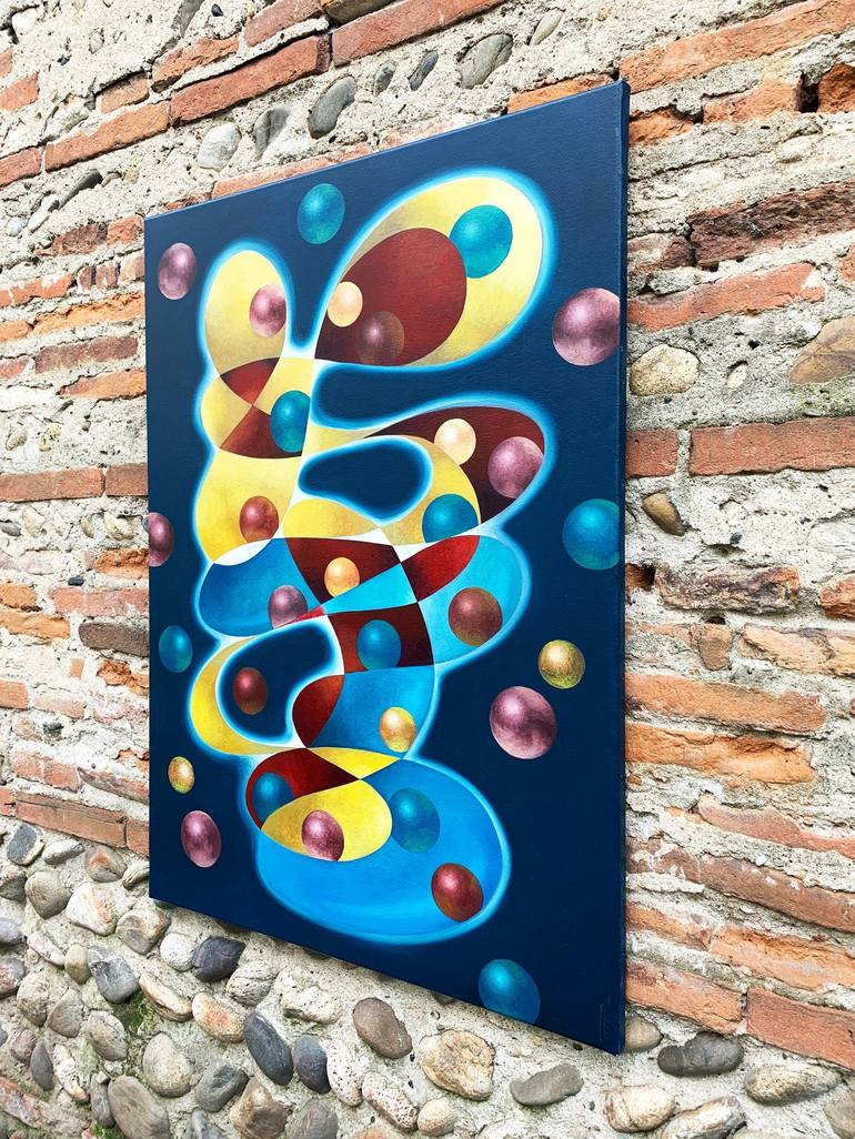 Original Abstract Science Painting by Peter Pitout