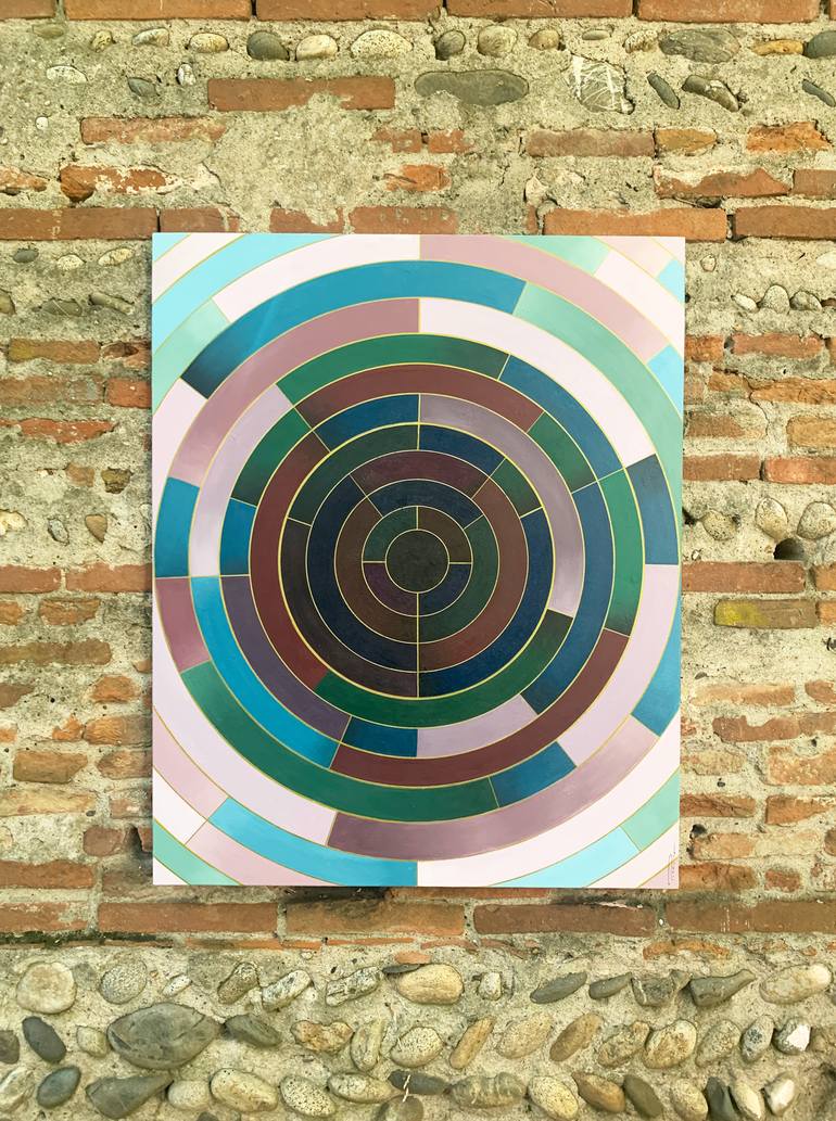 Original Abstract Science/Technology Painting by Peter Pitout
