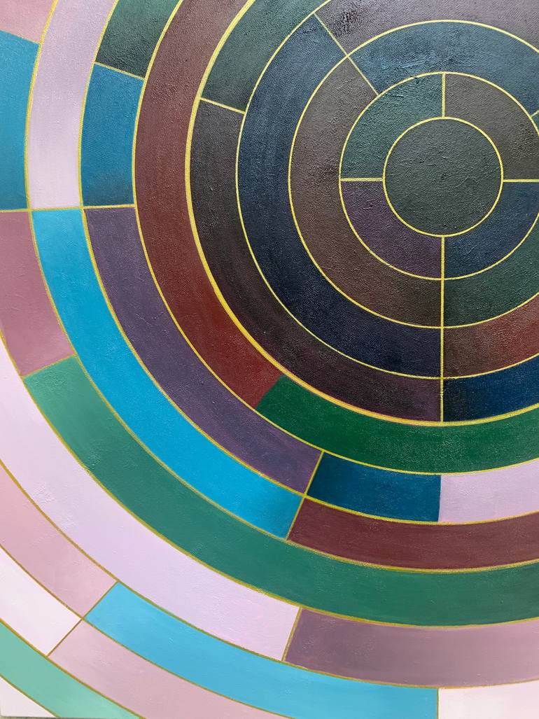 Original Abstract Science/Technology Painting by Peter Pitout