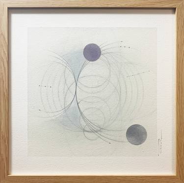 Original Abstract Science Mixed Media by Peter Pitout