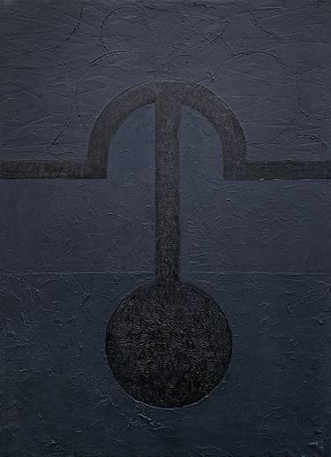 Original Abstract Time Sculpture by Peter Pitout