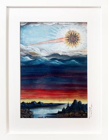 Original Contemporary Outer Space Printmaking by Peter Pitout