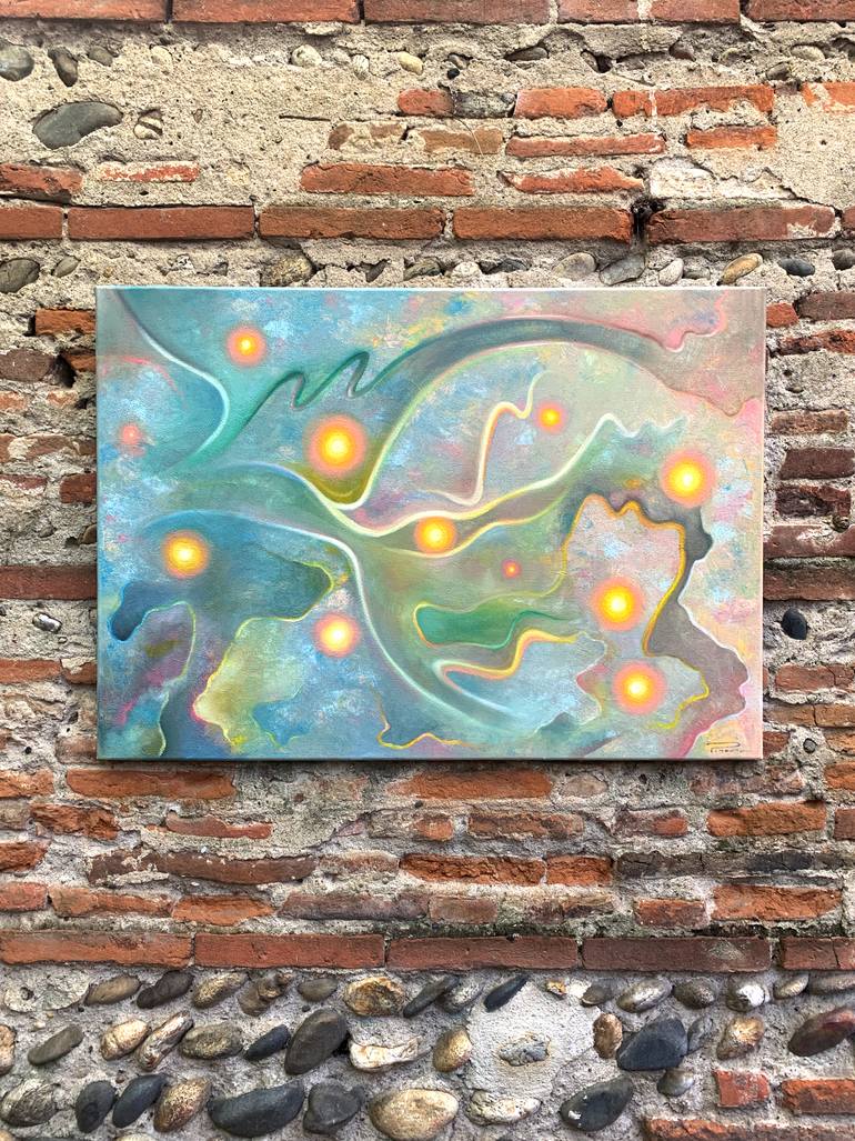 Original Abstract Nature Painting by Peter Pitout