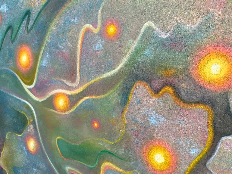 Original Abstract Nature Painting by Peter Pitout