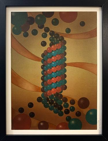 Original Abstract Science Paintings by Peter Pitout