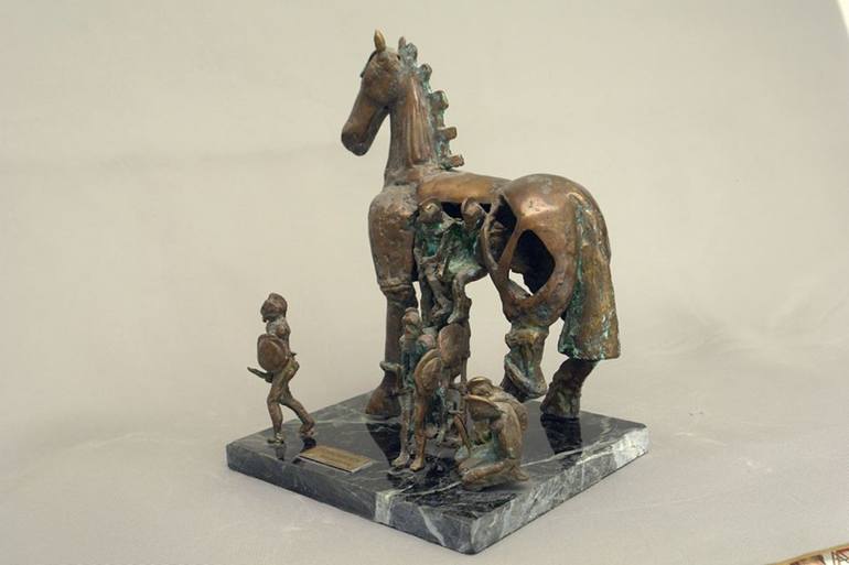 Original Realism Horse Sculpture by Angel Angelov