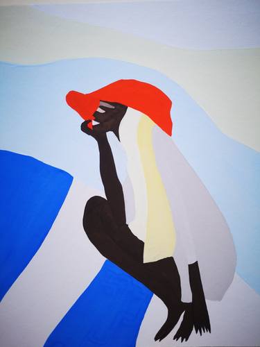 Saatchi Art Artist Lize Siska Vandenbreeden; Paintings, “Girl with a hat” #art