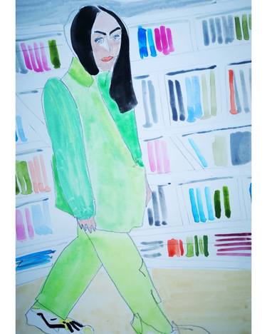 Original Fashion Paintings by Lize Siska Vandenbreeden