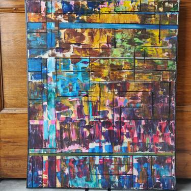 Original Cubism Abstract Paintings by Naturebella G